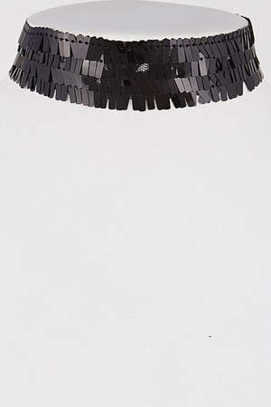 Unique Shiny Fringed Choker Necklace 6LAE6